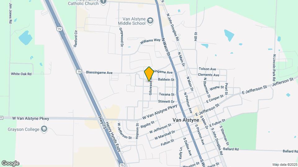 638 Gilcrease St Map and Location Details