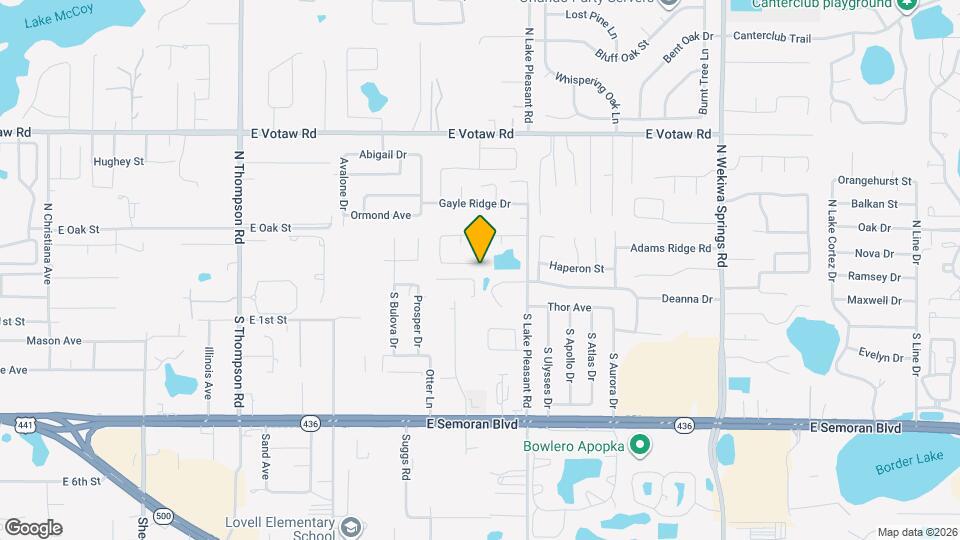 1537 Sunset View Cir, Unit VS Map and Location Details