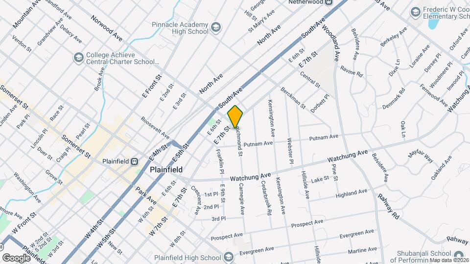 714 Richmond St, Unit 1 Map and Location Details