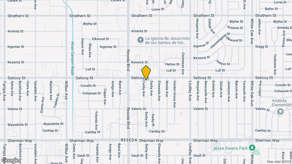 7548 Canby Ave Map and Location Details