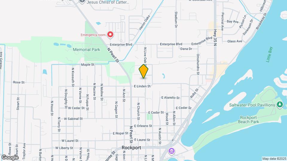 1201 N Live Oak St Map and Location Details