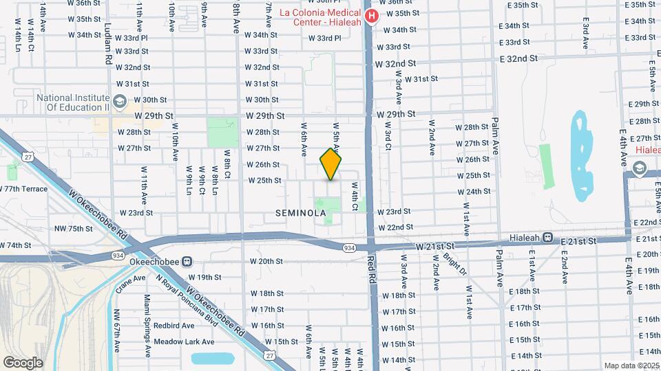 2485 W 5th Ct Map and Location Details
