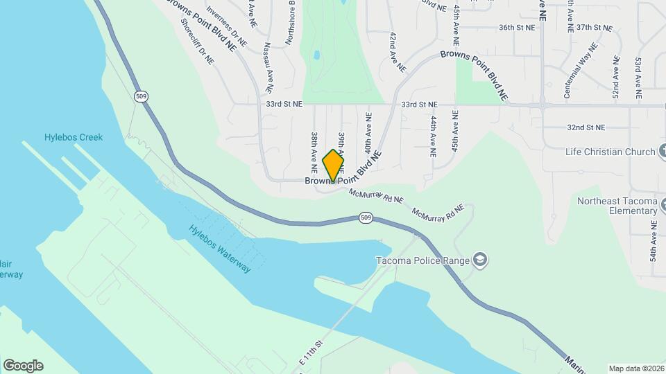 1106 Browns Point Blvd NE Map and Location Details