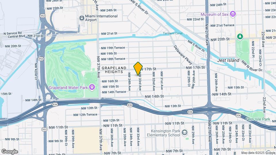 1610 NW 33rd Ave Map and Location Details