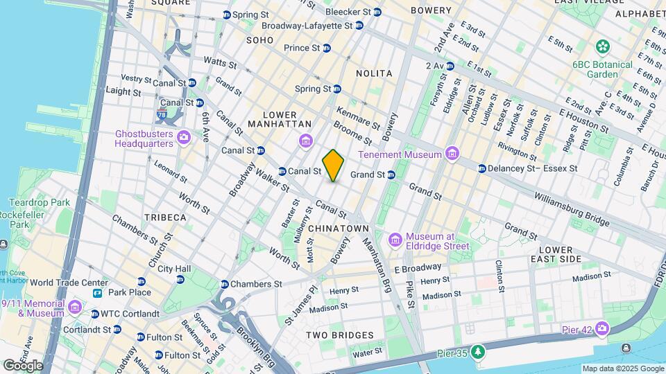 115 Mott St Mapa y Detalles de la Ubicación