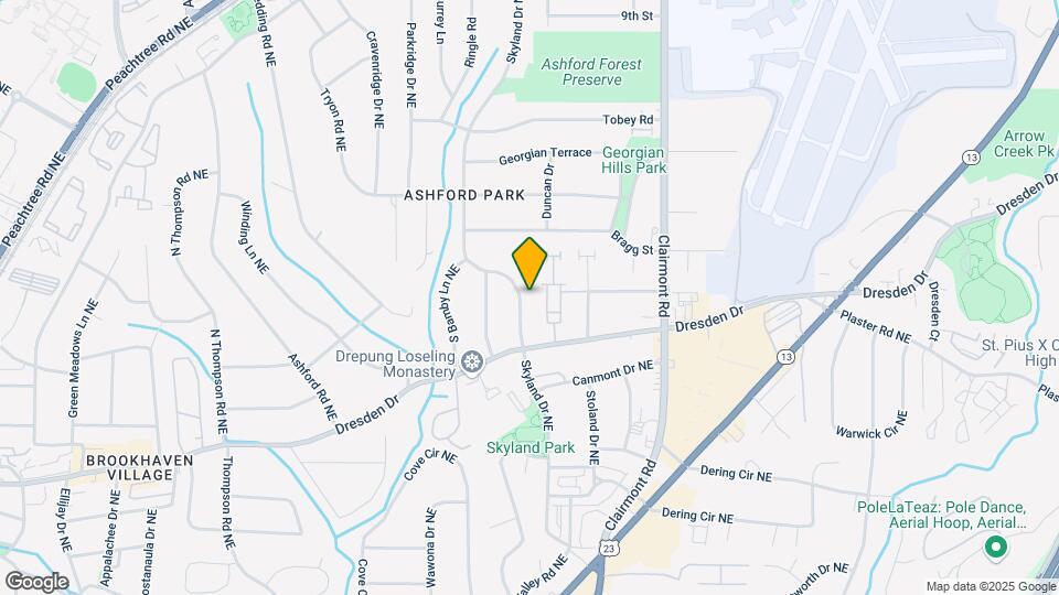 2717 Skyland Dr NE Map and Location Details