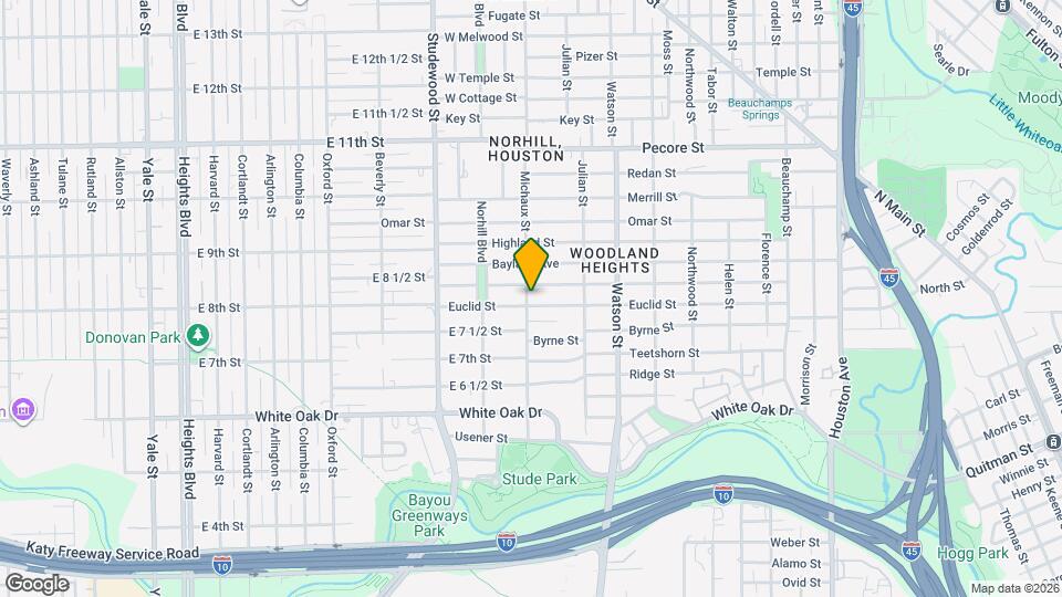 951 Euclid St Map and Location Details
