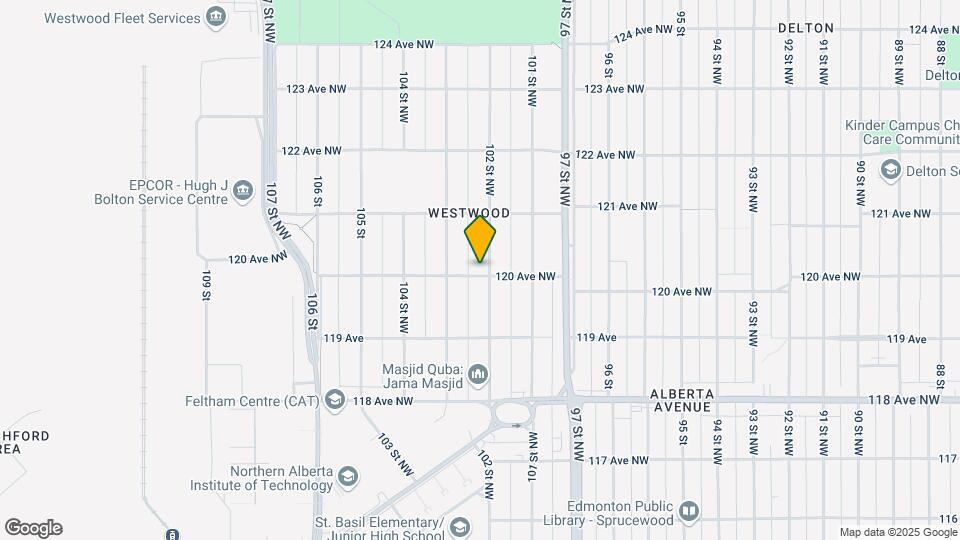 10204 120 Ave NW Map and Location Details