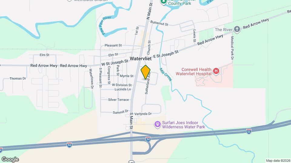 348 Sutherland Ave Map and Location Details