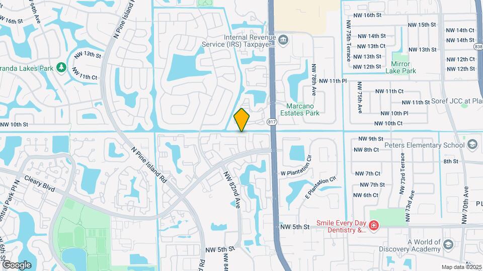870 NW 81st Ter Map and Location Details