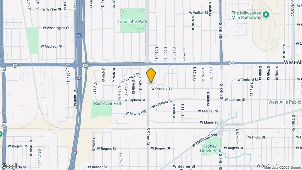 1480 S 92nd St Map and Location Details