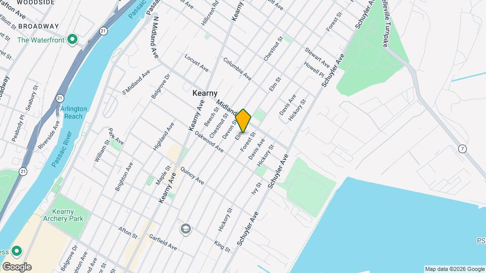 430 Elm St Map and Location Details