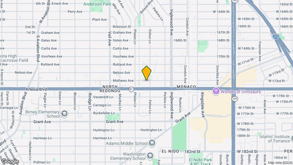 2518 Mathews Ave Map and Location Details