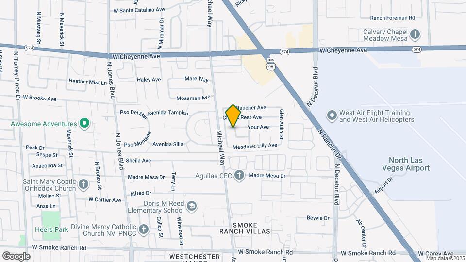 2817 N Porcupine Flat St Map and Location Details