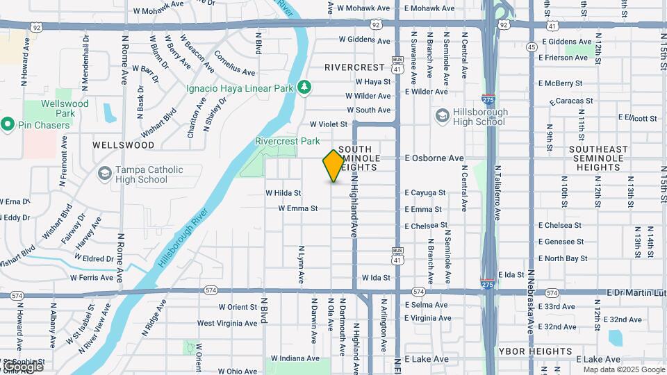 318 W Hilda St Map and Location Details