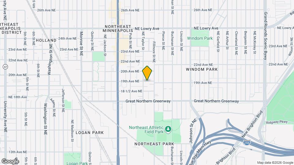 1853 Taylor St NE Map and Location Details