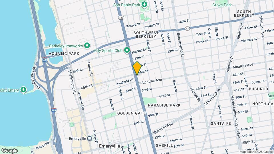 6428 San Pablo Ave Map and Location Details