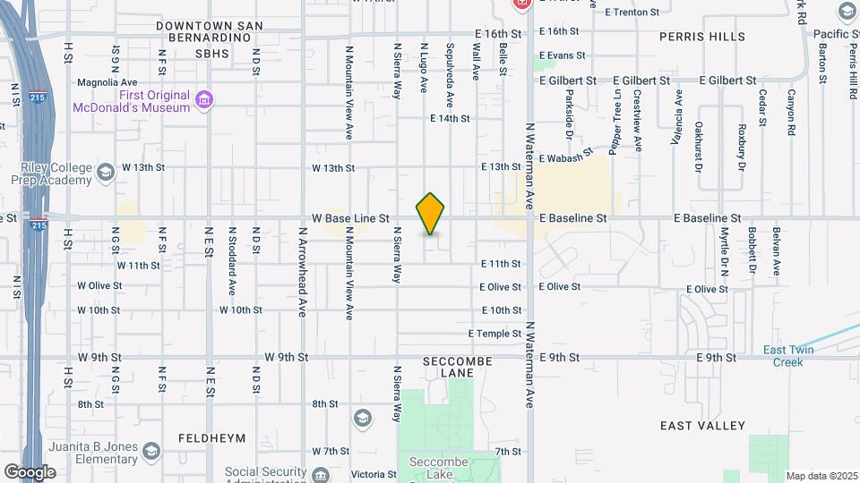 1155 N Lugo Ave Map and Location Details