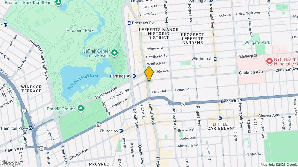 753 Flatbush Ave, Unit 2nd floor Mapa y Detalles de la Ubicación