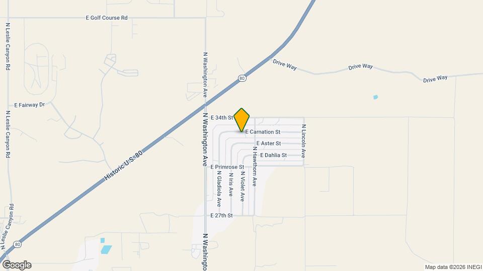 2303 E Carnation St Map and Location Details