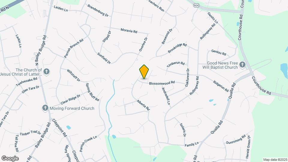 11006 Blossomwood Rd Mapa y Detalles de la Ubicación