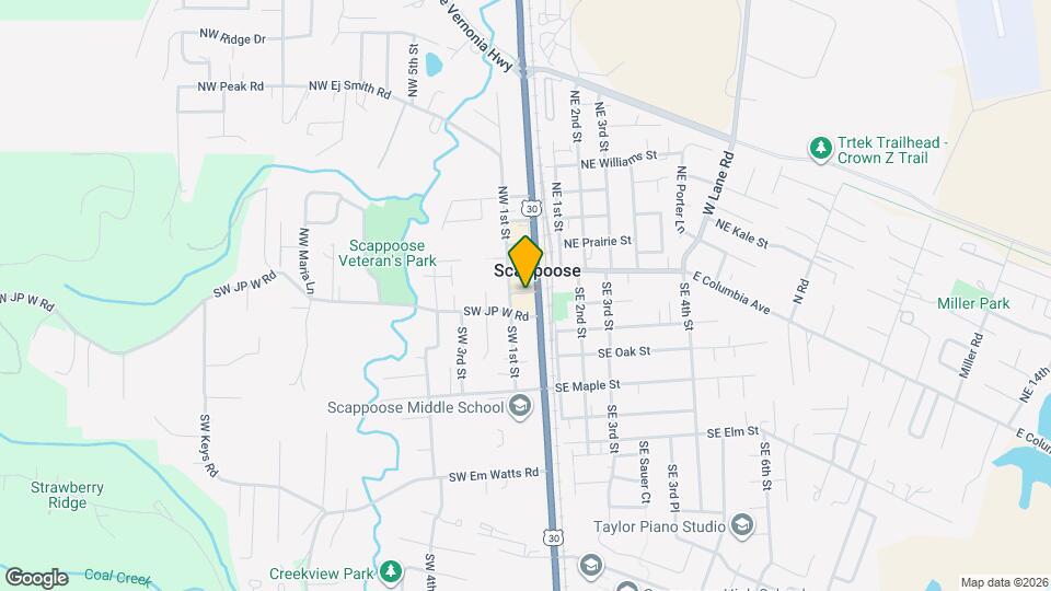 33450 SW Hall St Map and Location Details