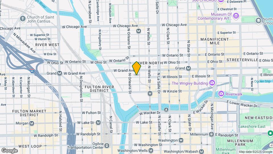 323 W Illinois St Map and Location Details