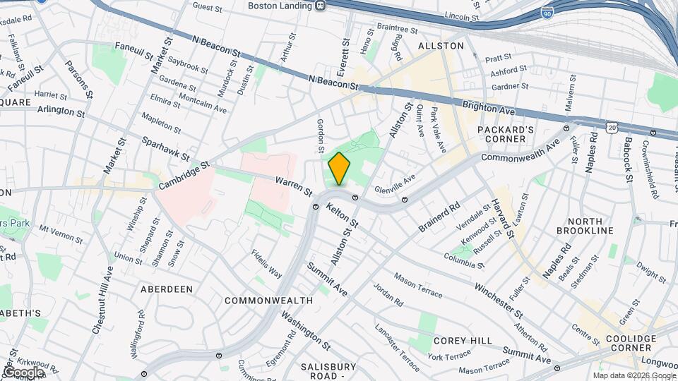 202 Kelton St Map and Location Details