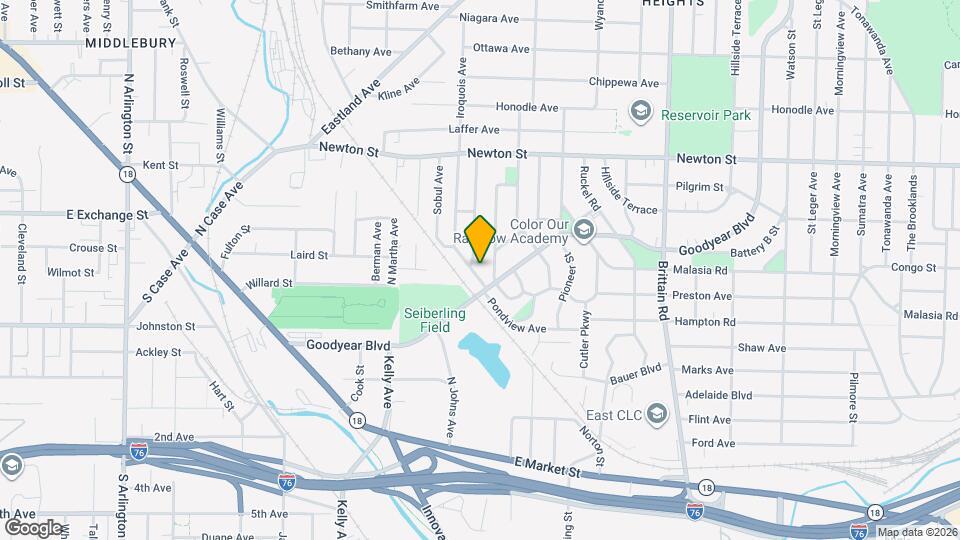 1297 Pondview Ave Map and Location Details