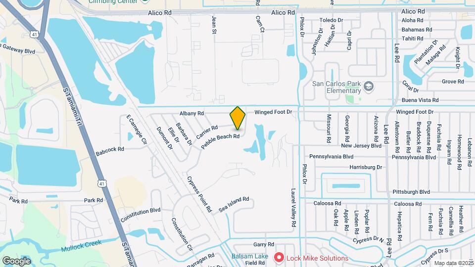 7461 Pebble Beach Rd Map and Location Details