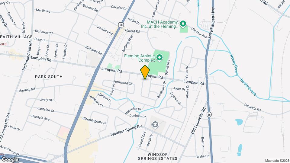 2507 Elderberry Dr Mapa y Detalles de la Ubicación