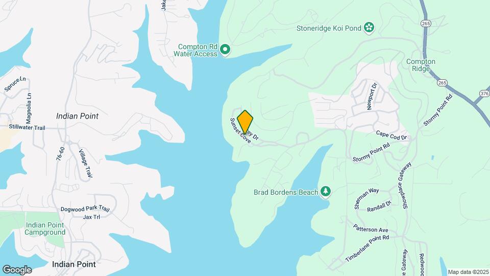 204 E Sunset Cove Ln Map and Location Details