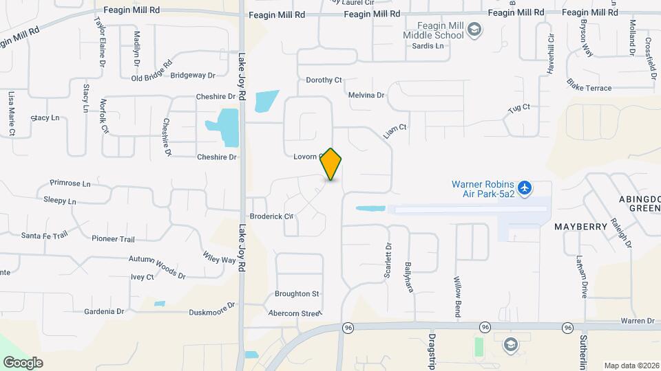613 Broderick Cir Map and Location Details