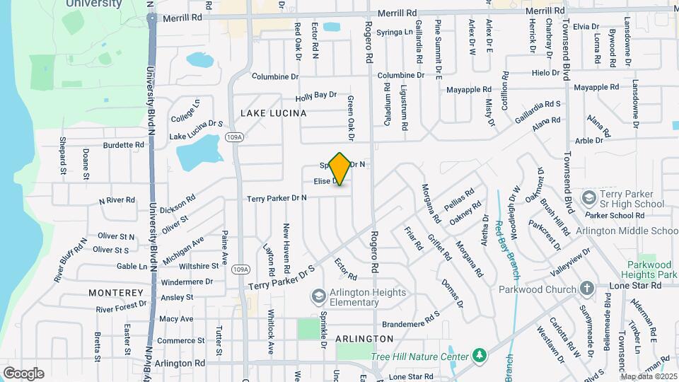 6407 Terry Parker Dr N Map and Location Details