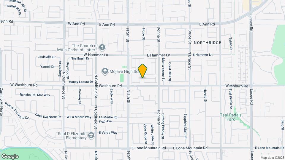 5213 N Concho Heights St Map and Location Details