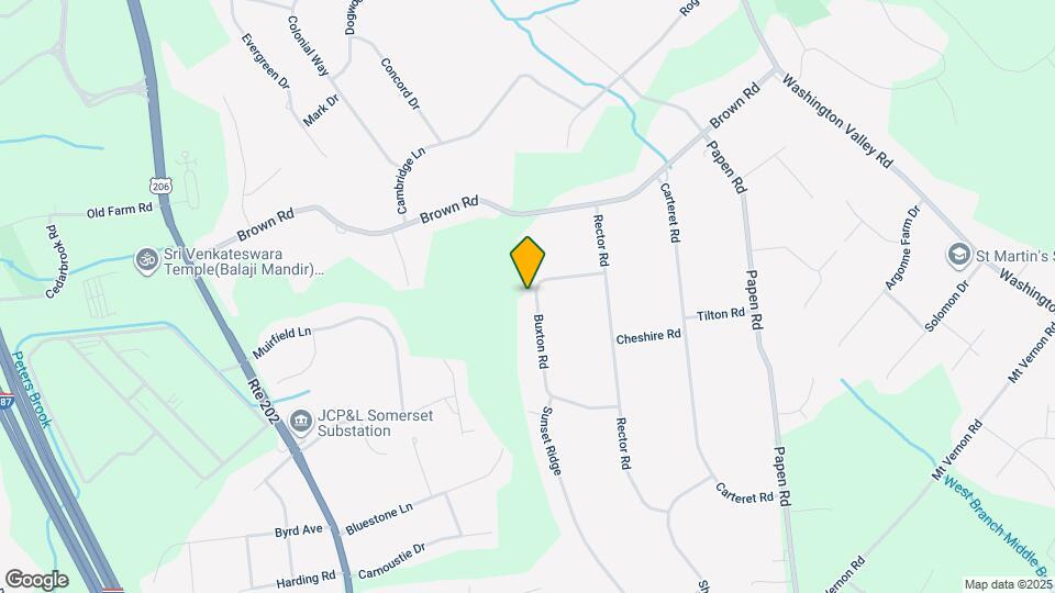 1015 Buxton Rd Map and Location Details