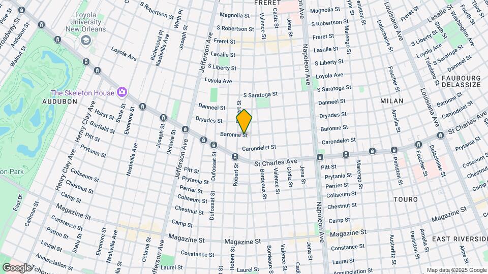 4920 Baronne St Map and Location Details