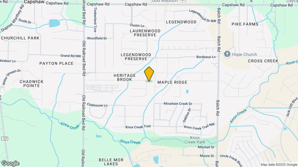 109 Fern Valley Ct NW Map and Location Details