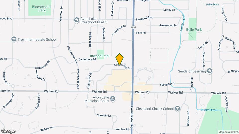 Sprenger Towne Center Senior Apartments Map and Location Details