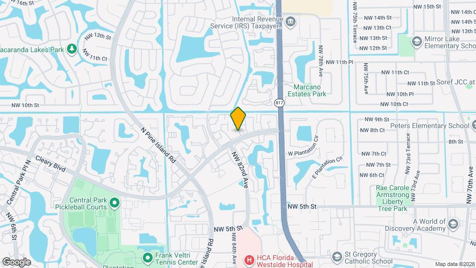 833 NW 82nd Ave, Unit 6 Map and Location Details