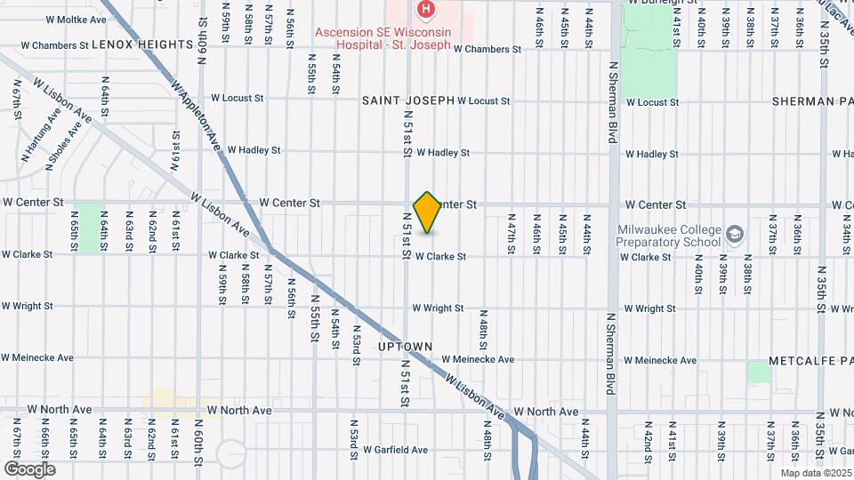 2625 N 50th St Map and Location Details
