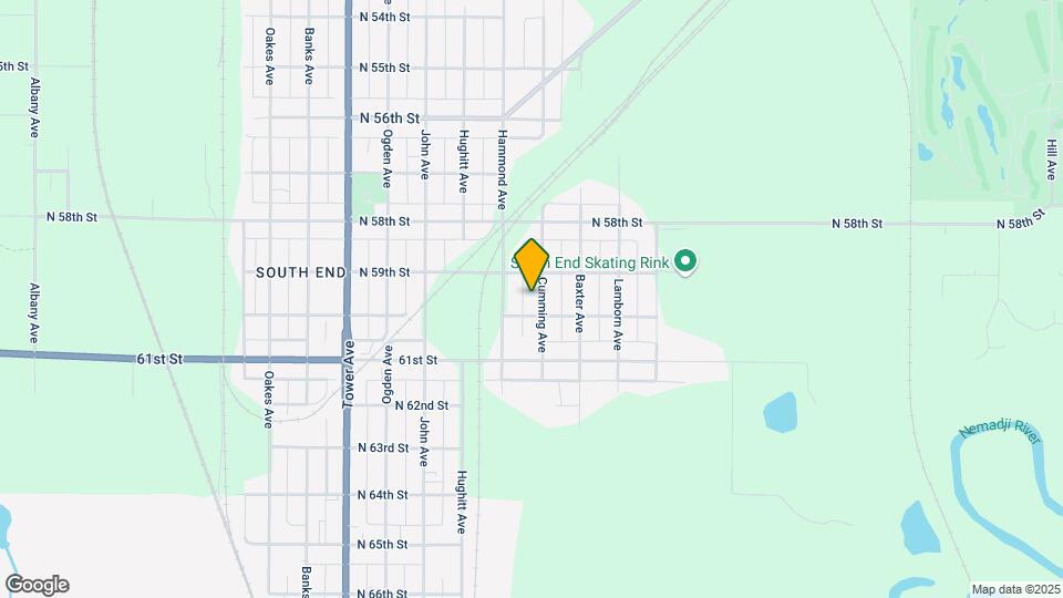 5917 Cumming Ave Map and Location Details