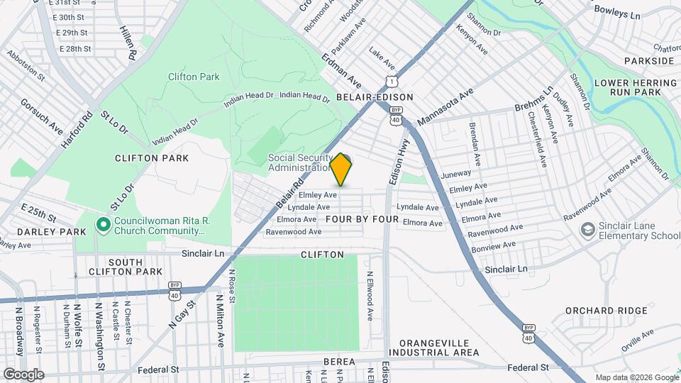 3400 Elmley Ave Map and Location Details