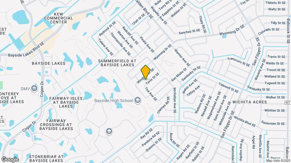 1025 Tevis St SE Map and Location Details