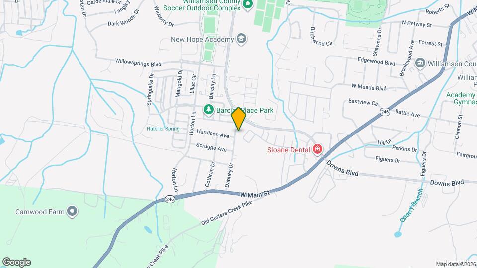 404 Dabney Dr, Unit 118 Map and Location Details