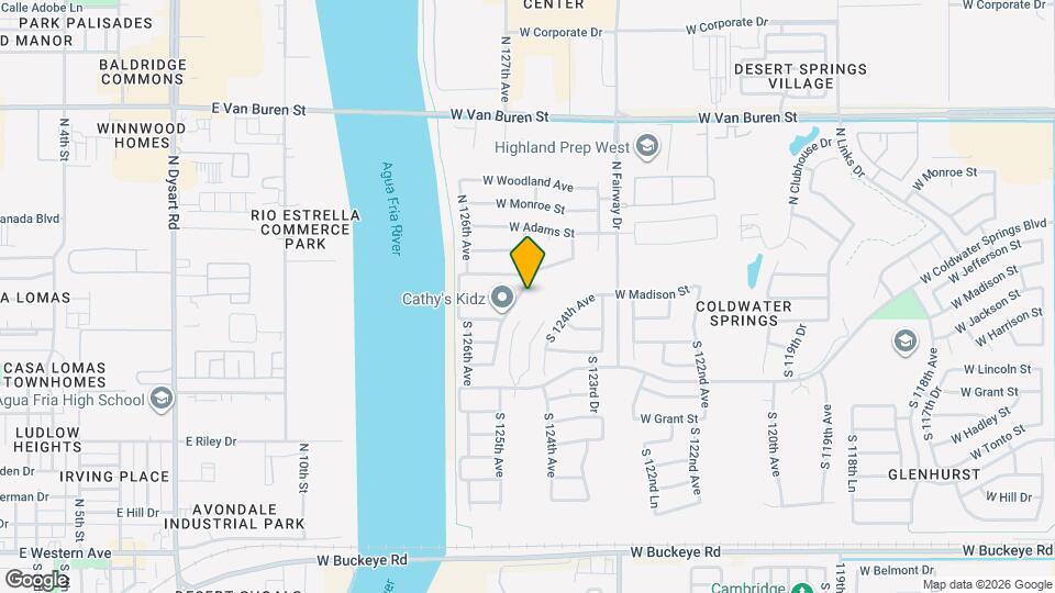 117 S 125th Ave Mapa y Detalles de la Ubicación