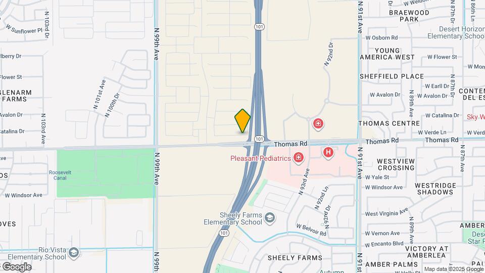 9529 W Verde Ln Map and Location Details