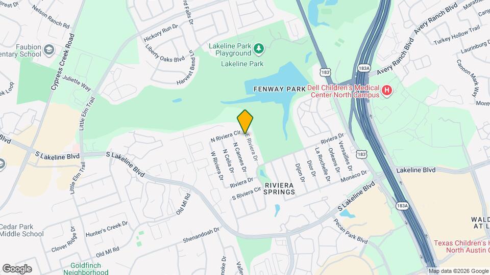 2105 E Riviera Dr Map and Location Details