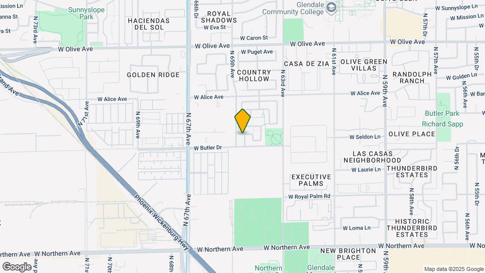 6475 W Freeway Ln Map and Location Details