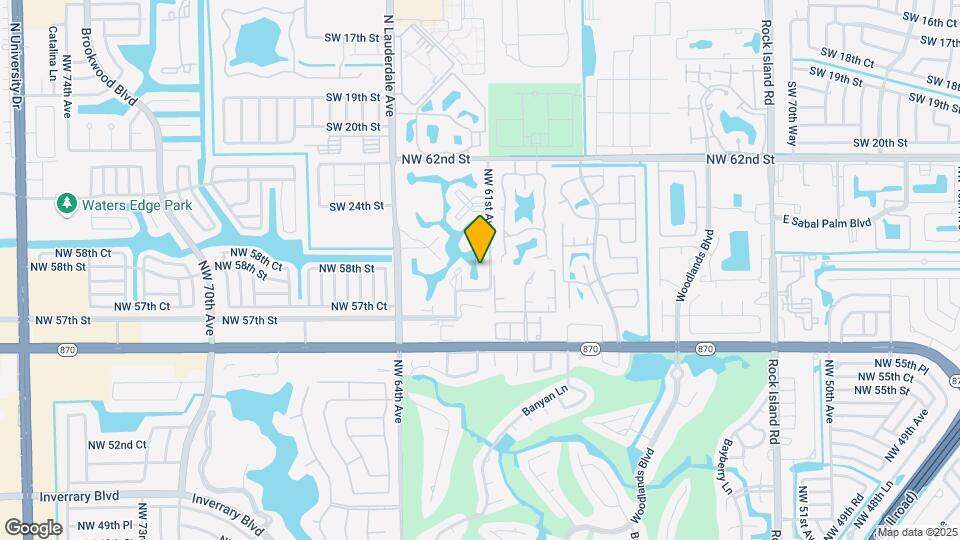 5841 NW 61st Ave Map and Location Details